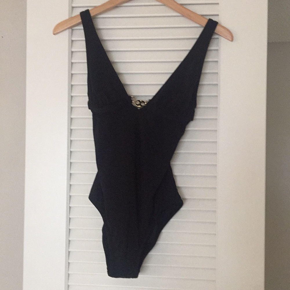 JCrew black swimsuit
